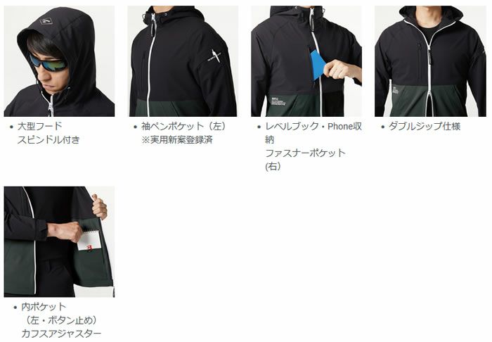 9515 フーディジャケット（ユニセックス） BURTLE バートル