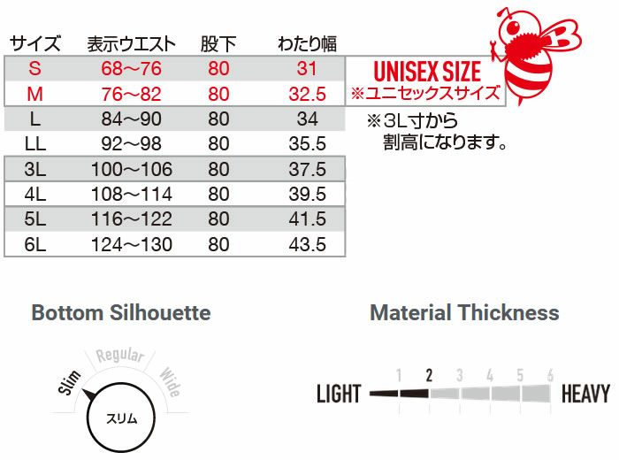 9512 カーゴパンツ（ユニセックス） BURTLE バートル