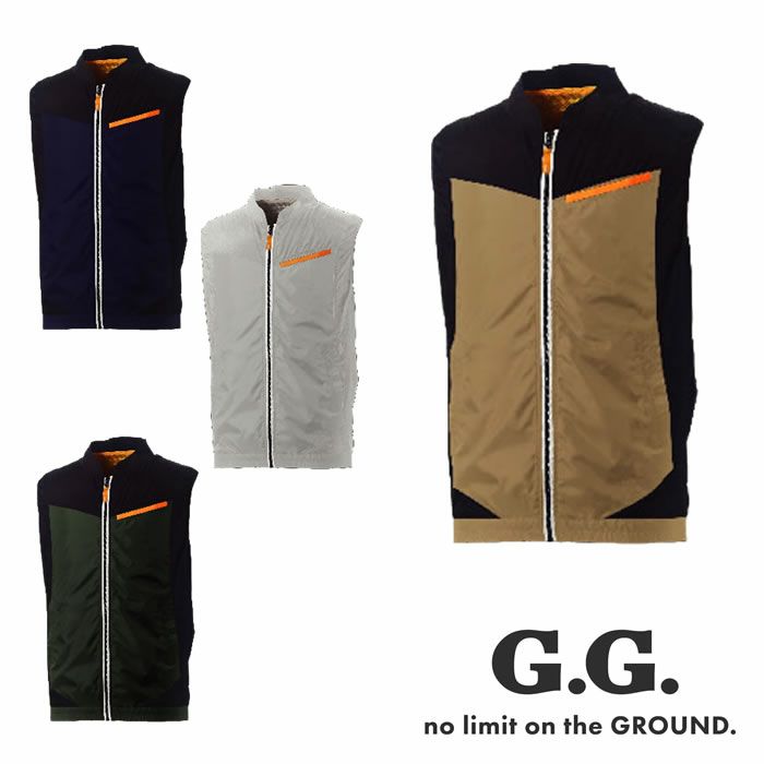 桑和|SOWA|G.G.|7339-06 EF用ベスト|作業服専門店SSS-UNIFORM