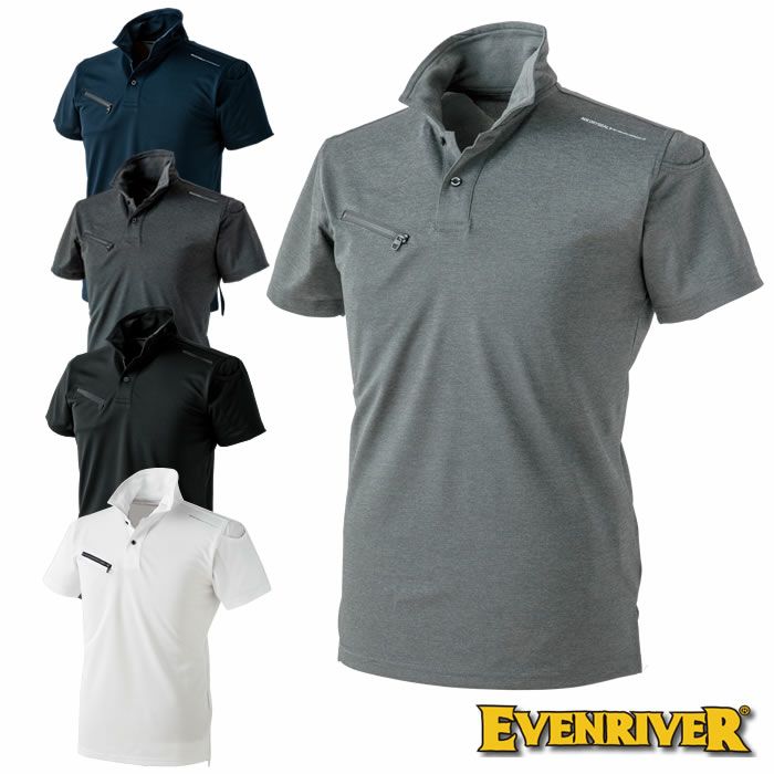 NX416 ドライシールポロシャツ（半袖） EVENRIVER イーブンリバー