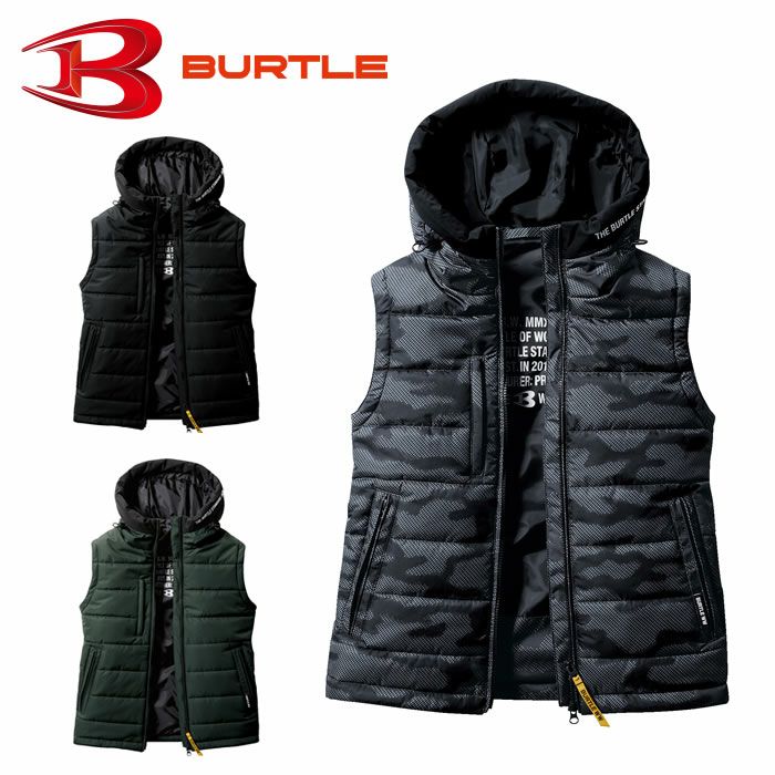 5034 防寒フーディベスト（ユニセックス） BURTLE バートル