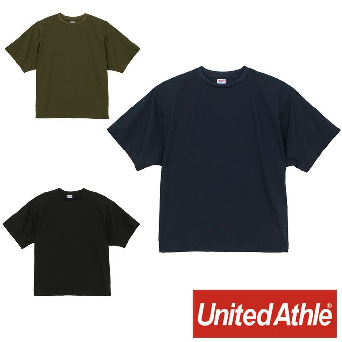 1800-01 マルチファンクション マイクロリップストップ ルーズフィット Tシャツ UnitedAthle ユナイテッドアスレ