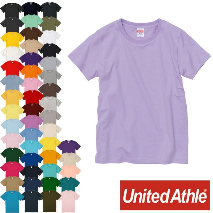 5001-03 5.6オンスハイクオリティーTシャツ〈ガールズ〉 UnitedAthle ユナイテッドアスレ