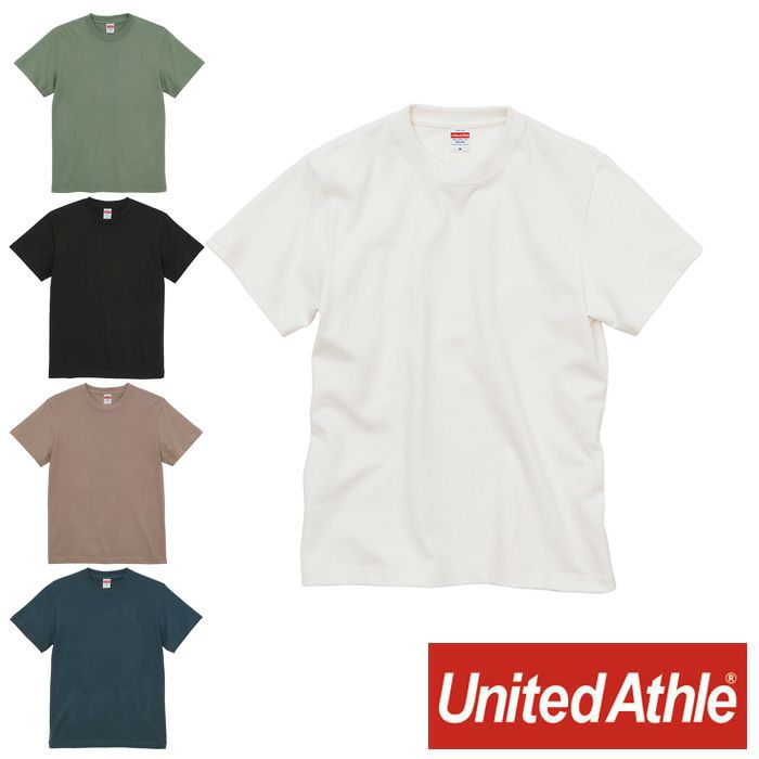 5225-01 8.8オンスオーガニックコットンTシャツ UnitedAthle