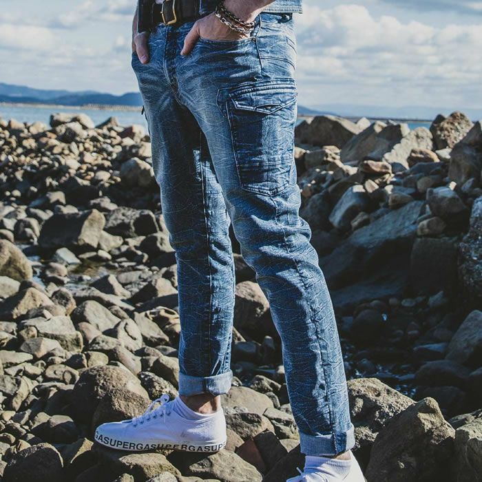 USD912 ストレッチデニムカーゴX9.1 EVENRIVER イーブンリバー