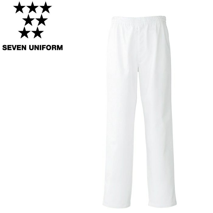 WL493 パンツ［総ゴム・紐入］ SEVEN UNIFORM セブンユニフォーム S～6L ツイル ポリエステル65%・綿35%