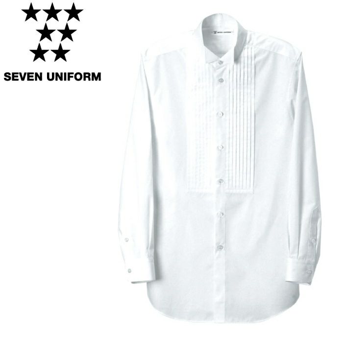 CH1544 ウイングカラーシャツ SEVEN UNIFORM セブンユニフォーム S～3L ブロード ポリエステル65%・綿35%