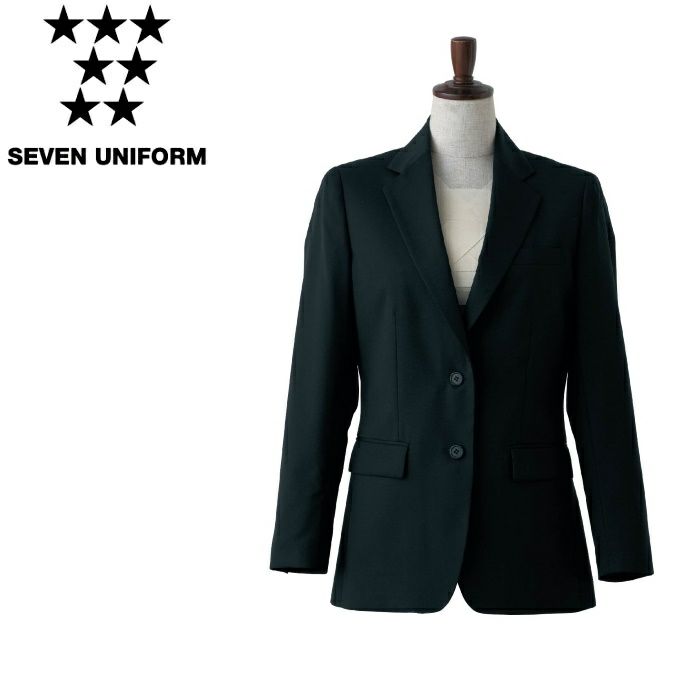 DD2750 2つボタンジャケット SEVEN UNIFORM セブンユニフォーム 5～17 ツイル 毛70%・ポリエステル30%