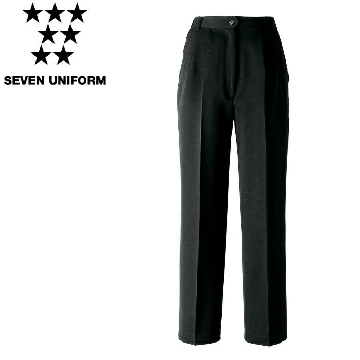 DL2973 パンツ［後ゴム入］ SEVEN UNIFORM セブンユニフォーム 7～19 カシミヤドスキン ポリエステル100%