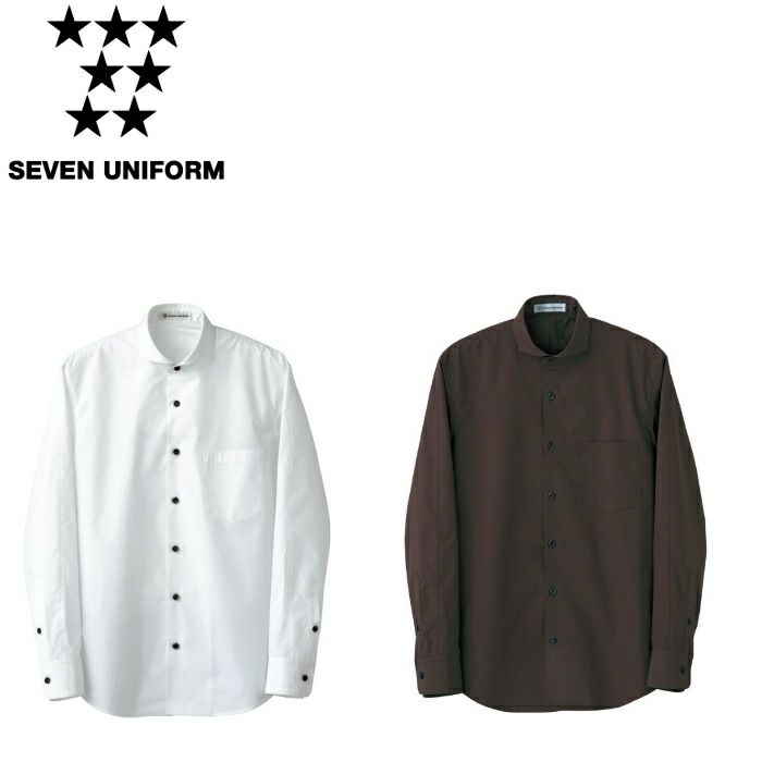 CH4426 シャツ SEVEN UNIFORM セブンユニフォーム S～3L ブロード ポリエステル65%・綿35%