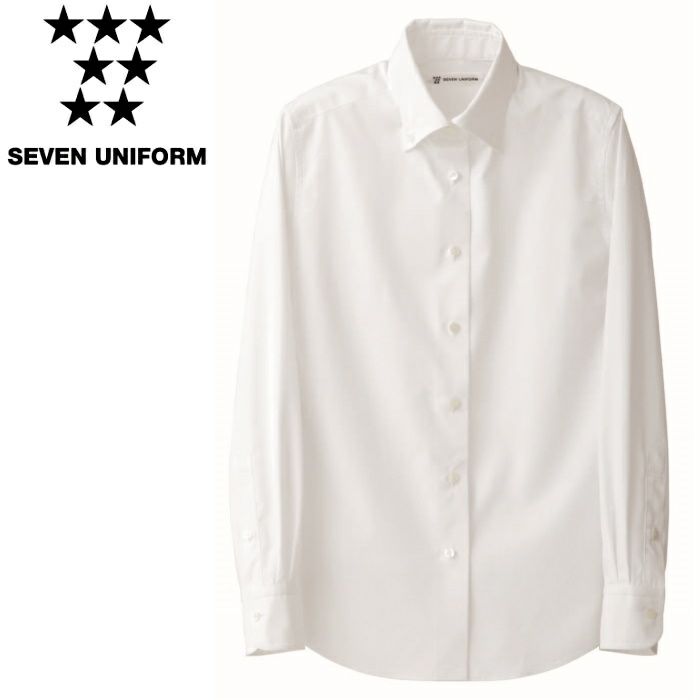 CH4433 ボタンダウンシャツ SEVEN UNIFORM セブンユニフォーム 7～15 ヘアコード ポリエステル65%・綿35%