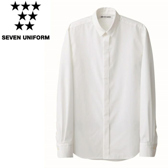 CH4442 シャツ SEVEN UNIFORM セブンユニフォーム S～3L ブロード ポリエステル65%・綿35%