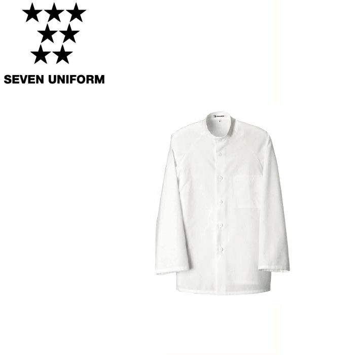 UA7502 コート SEVEN UNIFORM セブンユニフォーム SS～6L 交織タッサーポプリン ポリエステル80%・綿20%