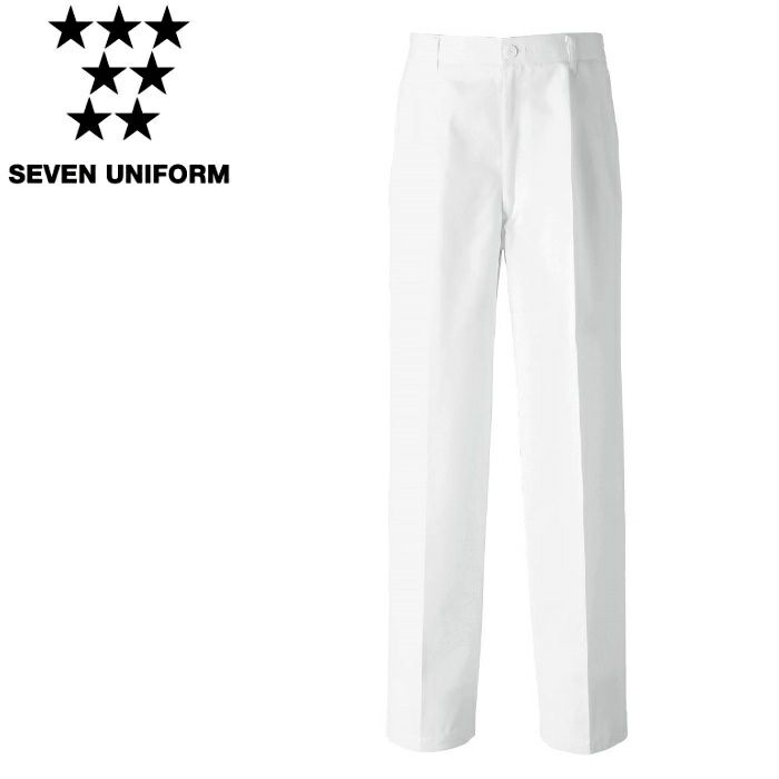 TL8550 ツータックパンツ［後ゴム入］ SEVEN UNIFORM セブンユニフォーム S～5L ツイル ポリエステル65%・綿35%