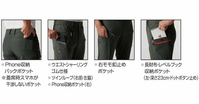 467 ショートカーゴパンツ（ユニセックス） BURTLE バートル 春夏作業服 作業着