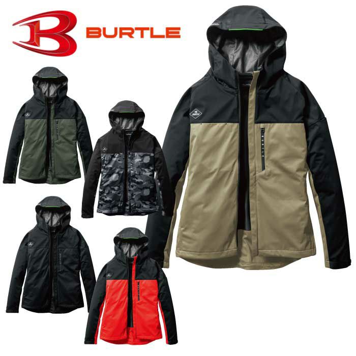 3230 ストレッチパーカ（ユニセックス） BURTLE バートル 防寒着 S～XXL ポリエステル100％ ストレッチニット