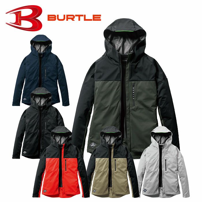 3230 ストレッチパーカ（ユニセックス） BURTLE バートル 防寒着 S～XXL ポリエステル100％ ストレッチニット
