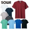 50121 半袖Tシャツ（胸ポケット付き） SOWA 桑和 作業服 Tシャツ 作業着 S～6L ポリエステル100％