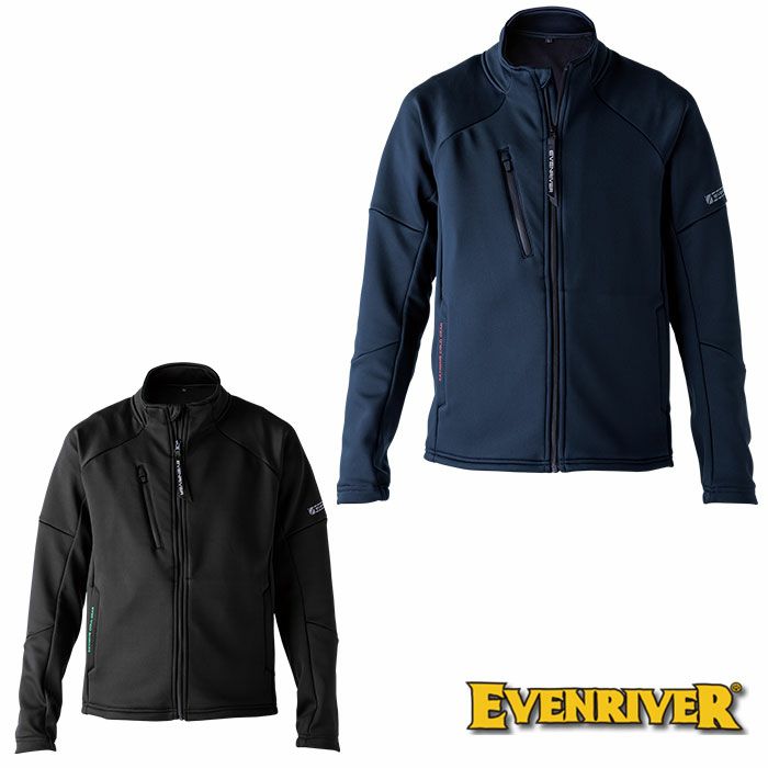 EX67 ギアテックジャケット EVENRIVER イーブンリバー 秋冬作業服 作業着 防寒着 S～4L ポリエステル95％・ポリウレタン5％