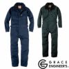 GE-390 コットンツイル防寒ツナギ エスケープロダクト GRACE ENGINEER'S つなぎ服 オーバーオール ツナギ エンカン服 作業服 作業着 SS～5L 綿100％