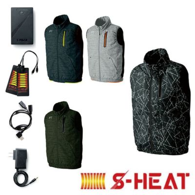 SHINMEN|シンメン|0054 S-HEAT ストレッチインナーベスト フルセット