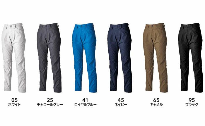 64121 ESストレッチRIPSTOPレディースパンツ TSDESIGN TS デザイン 作業服 秋冬 レディースパンツ 作業着 ポリエステル65％・綿35％ ストレッチリップストップ(導電繊維混入）