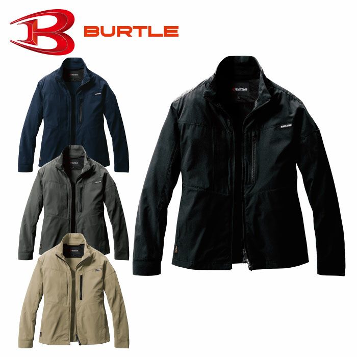 691 ジャケット ユニセックス BURTLE バートル 春夏 作業服 作業着 S～3XL ナイロン88％・ポリウレタン12％ コーデュラナイロン4WAYストレッチタフタ