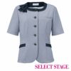 SS802L オーバーブラウス 神馬本店 selectstage MIKATA 事務服 制服 5号～19号 ポリエステル100％