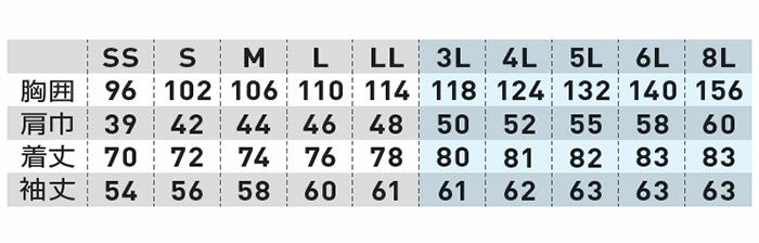 3478-02 長袖シャツ 桑和 SOWA 春夏作業服 作業着 SS～8L ポリエステル80％・綿20％ ドビー