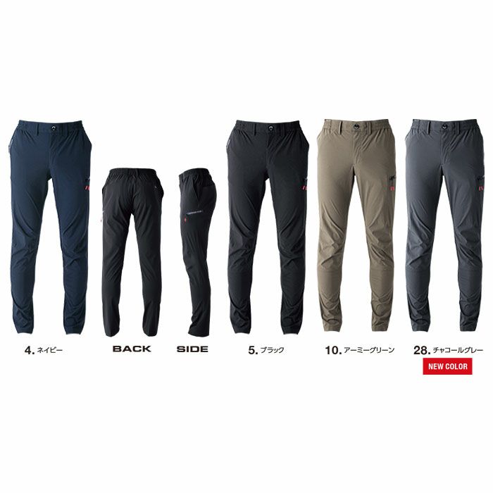 GR1002 コーデュラストレッチカーゴパンツ EVENRIVER イーブンリバー 春夏 作業服 作業着 S～4L ナイロン88％・ポリウレタン12％