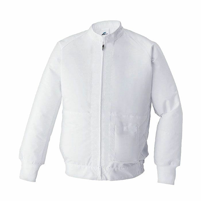 003 白衣ブルゾン サンエス SUN-S 空調風神服専用 春夏 作業服 作業着 S～5L ポリエステル75％・綿25％