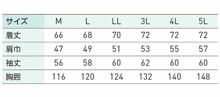 KF92191 長袖ブルゾン サンエス SUN-S 空調風神服専用 春夏 作業服 作業着 M～5L ポリエステル75％・綿25％