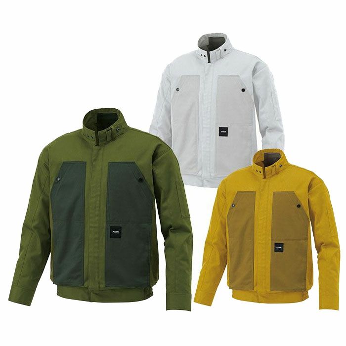 KF92181 長袖ブルゾン サンエス SUN-S 空調風神服専用 春夏 作業服 作業着 M～5L 綿100％