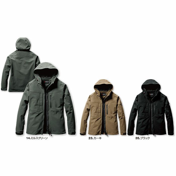 821 フーディジャケット ユニセックス BURTLE バートル 作業服 作業着 S～3XL ポリエステル92％・ポリウレタン8％