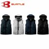 3264 ストレッチフーディ防寒ベスト ユニセックス BURTLE バートル 軽防寒着 S～3XL ポリエステル100％ 高密度ストレッチニット