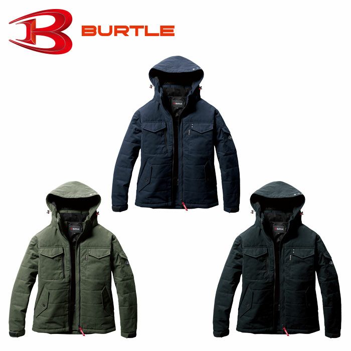 5050 防寒ジャケット ユニセックス BURTLE バートル 防寒着 防寒ウェア S～3XL 綿51％・ポリエステル49％ ヌバックタッサー