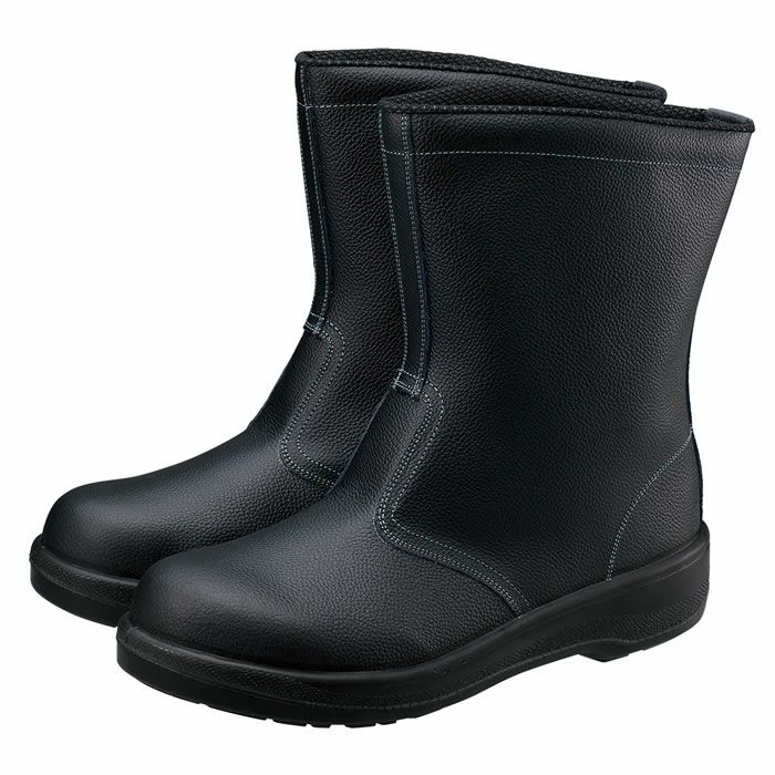 7544 黒 半長靴 Simon シモン 安全靴・安全半長靴 23.5cm～28.0cm