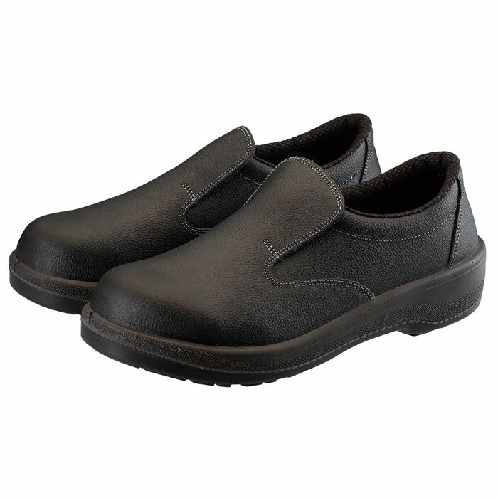 7517 黒 短靴 紐なし Simon シモン 安全靴・安全短靴 23.5cm～28.0cm