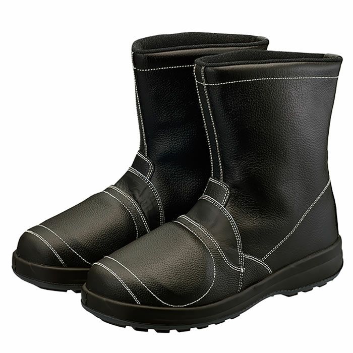 WS44 黒 半長靴甲プロ内蔵 Simon シモン 安全靴・安全半長靴 23.5cm～28.0cm 29.0cm～30.0cm