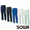 969-99 スラックス ノータック 脇ゴム 桑和 SOWA 春夏 作業服 作業着 GS～G3L S～6L ポリエステル90％・綿10％ サマー裏綿