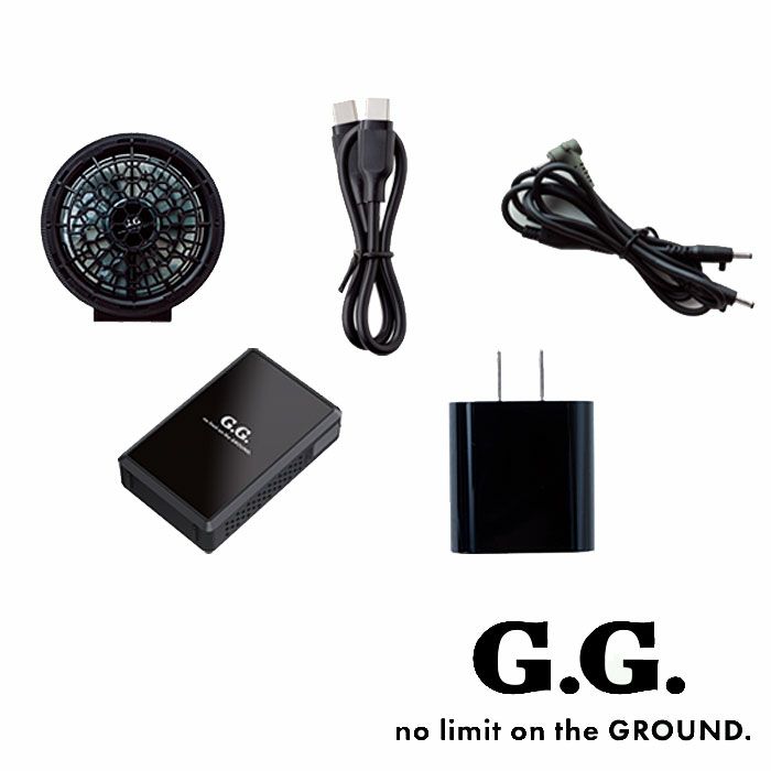 16108 デバイスセット（ファン2個・ファンケーブル1本・バッテリー1個・ACアダプター1個・USBケーブル1本・取扱説明書） 桑和 SOWA 春夏 作業服 作業着