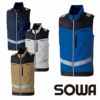7369-16 EFベスト 反射材付 桑和 SOWA 春夏 作業服 作業着 空調ウェア ファン付き作業服 S～8L ポリエステル100％