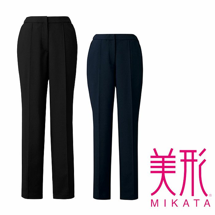 SA700P 裾上げ楽々パンツ テーパードパンツ 神馬本店 selectstage MIKATA 事務服 制服 5号～23号 ポリエステル100％ トロピカル2WAYストレッチ