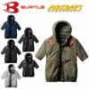 AC2066 エアークラフトAC半袖ブルゾン ユニセックス BURTLE バートル 春夏作業服 作業着 ファン付き作業服 S～3XL ポリエステル100％ マイクロソフトシェル