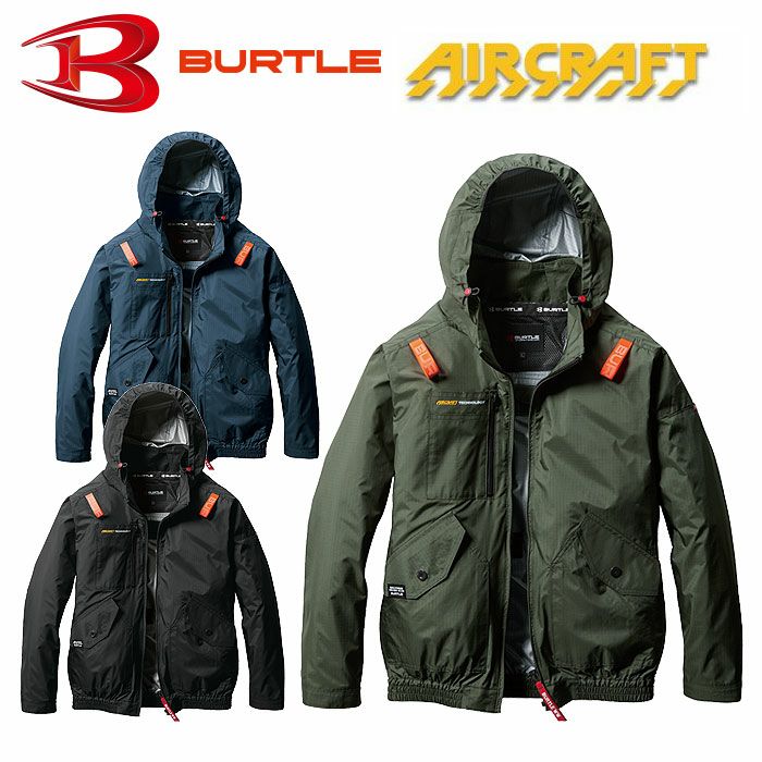 AC2071 エアークラフトACブルゾン ユニセックス BURTLE バートル 春夏作業服 作業着 ファン付き作業服 S～3XL ポリエステル100％ マイクロソフトシェル