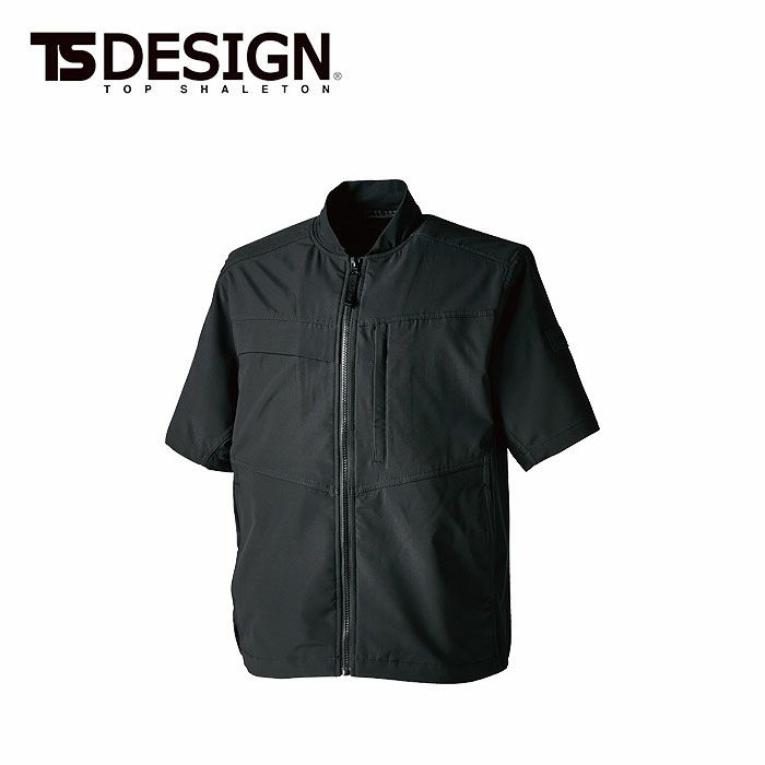 50356 ニッカーズハイブリッドショートスリーブジャケット TSDESIGN TSデザイン 春夏 作業服 作業着 S～6L ポリエステル100％ ストレッチタフ＋アイスエア