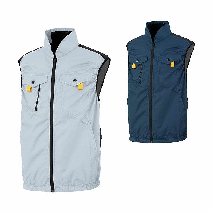 EBA5119 ベスト BIGBORN ビッグボーン 春夏 作業服 作業着 S～5L ポリエステル100％ デュスポ 裏チタン加工 空調風神服専用