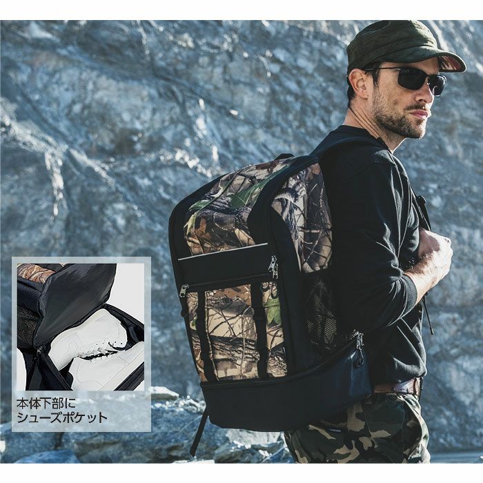 ERG01 マルチバックパック36L EVENRIVER イーブンリバー リュック バック F フリーサイズ ナイロン75％・ポリエステル25％