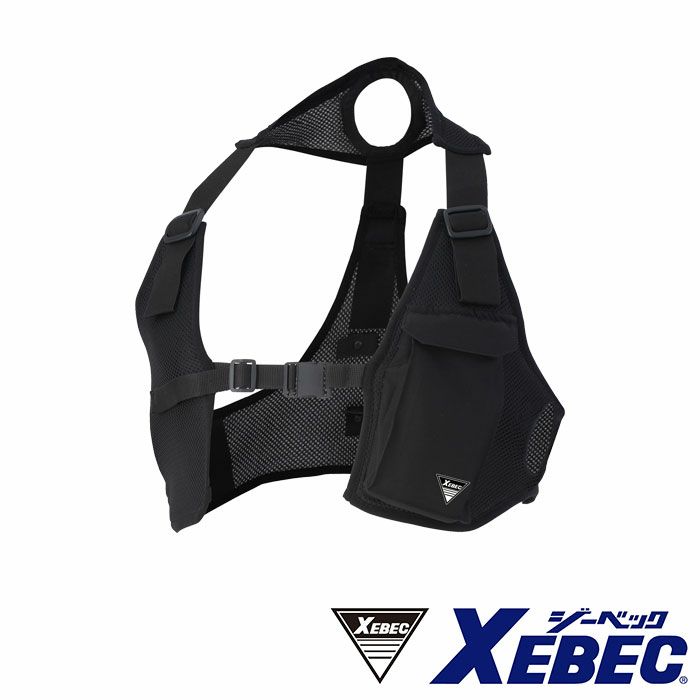 33009 ペルチェベスト ジーベック XEBEC 春夏 作業服 作業着 S～6L ベスト単品 ポリエステル100％ ラッセルメッシュ