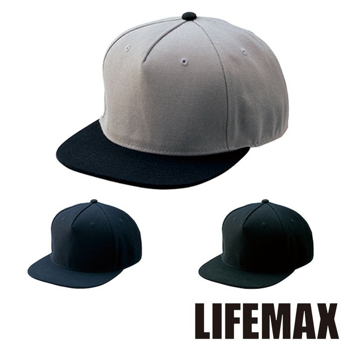MC6622 5パネルキャップ LIFEMAX BONMAX 作業服 作業着 カジュアルウェア F アクリル85％・ウール15％